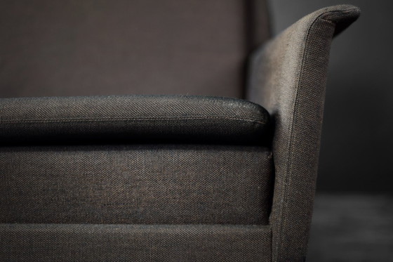 Image 1 of Vintage Mid-Century Danish Modern Brown 3-Seater Sofa by Folke Ohlsson for Fritz Hansen, 1960s