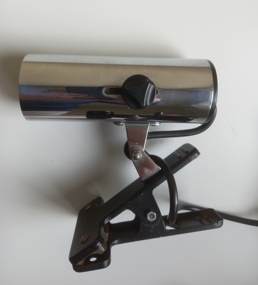 Space Age Targetti Sankey Clamp Spot 70's Vintage