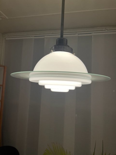 Lampe suspendue Saturn des années 1930