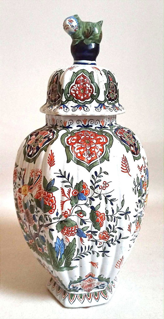 Image 1 of Potiche in terracotta Desvres, altezza 40 cm