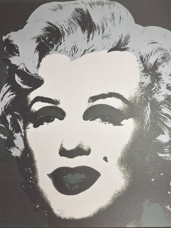 Image 1 of Litografía "Marilyn Monroe" del Museo de Arte Carnegie de 1986, basada en Andy Warhol