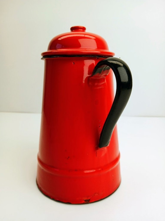 Image 1 of Vintage Enamel Jug