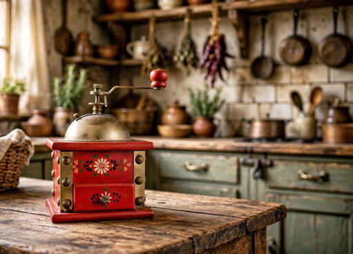 Funktionsfähige Schleifmaschine von 1955 – decoratieve objecten, Metal, Wood