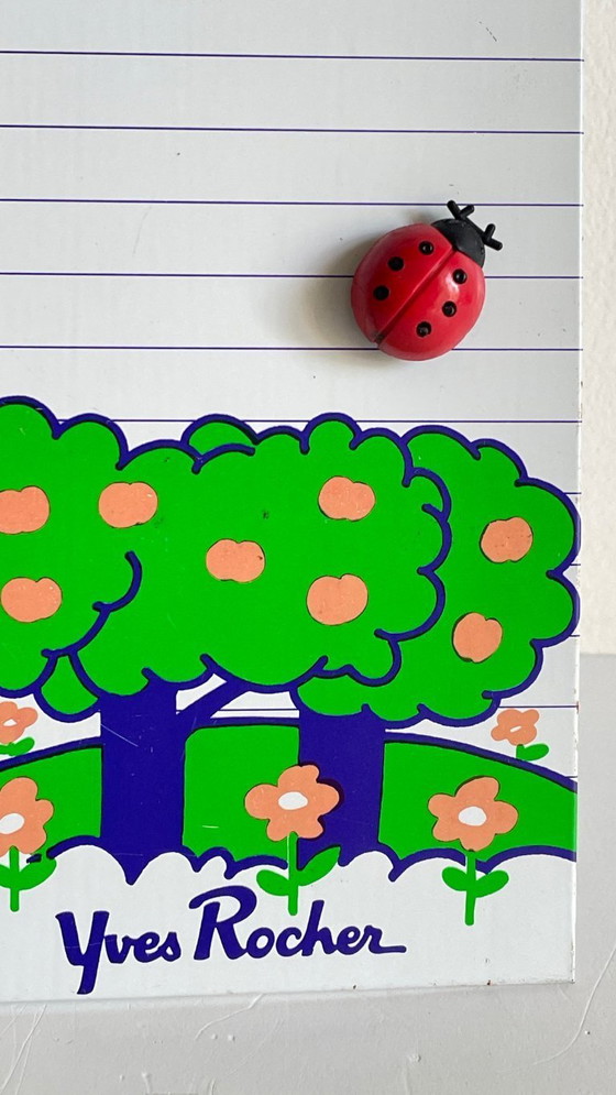 Image 1 of Yves Rocher Vintage Metalen Herinneringsblok