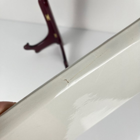 Image 1 of Piatto per torta Sarreguemines e Digoin, "Moka-Prima", 1920/1950