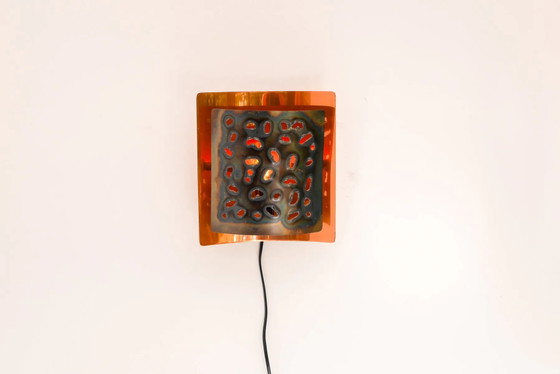Vintage brutalistische koperen wandlamp van Boréns, jaren 60. – Wandlampen, Metal, Copper, Scandinavian (photo 3 of 15)