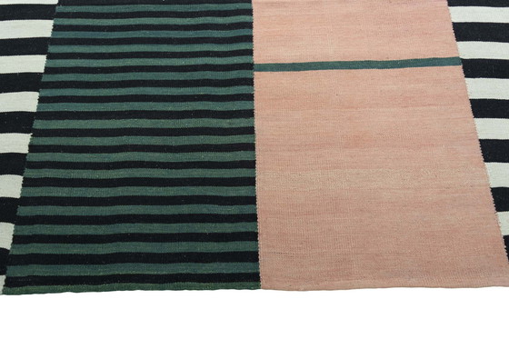 Image 1 of Hand-woven designer kilim Fars - 320 X 221 Cm - New - Modern stripe design