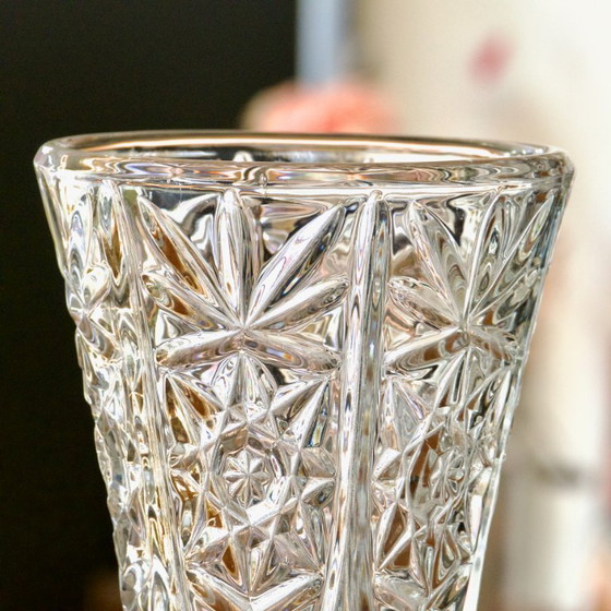 Image 1 of Große antike Kristallvase