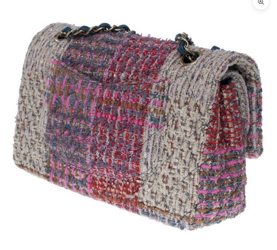 Image 1 of Borsa CHANEL Timeless/Classique in Tweed Multicolor - 101137