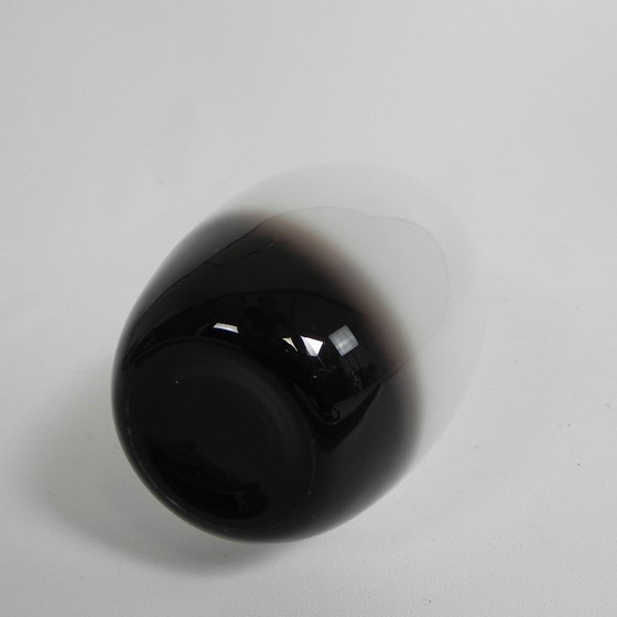 Hand-blown Thick-walled Serica Bottle Vase, Leerdam, Floris Meydam, 1960s – Glass (photo 11 of 11)