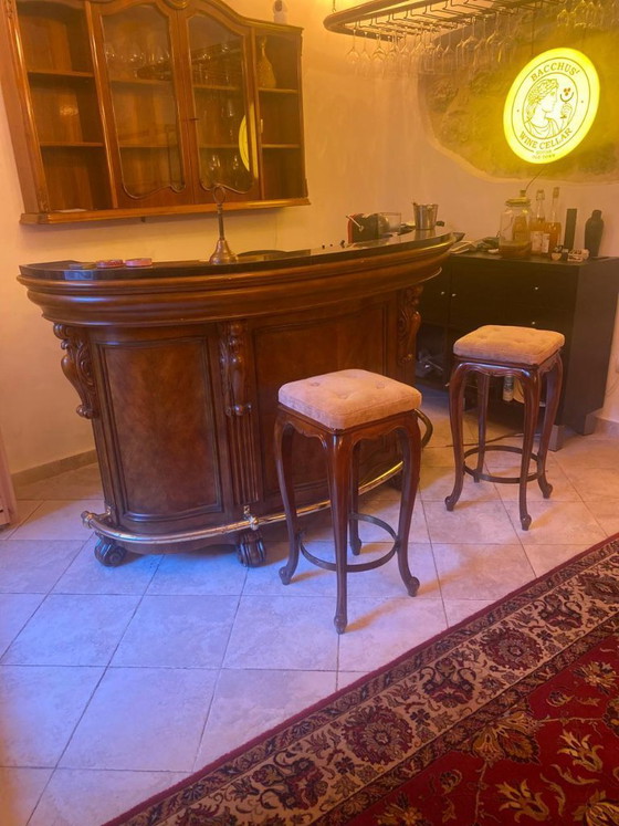 Image 1 of Pulaski Heritage Executive Bar with two chair