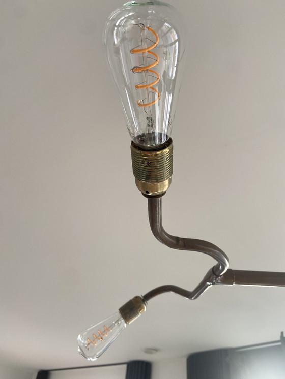 Image 1 of Lámpara de araña de cobre de diseño único