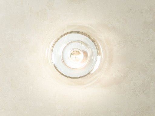 Lampada da parete Donut di Doria Leuchten – wandlampen, Glass, Metal (photo 2 of 8)