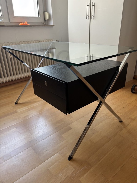 Franco Albini Model 80 Scrivanie | Knoll International | Orig. – Legno, Metallo (photo 2 of 9)