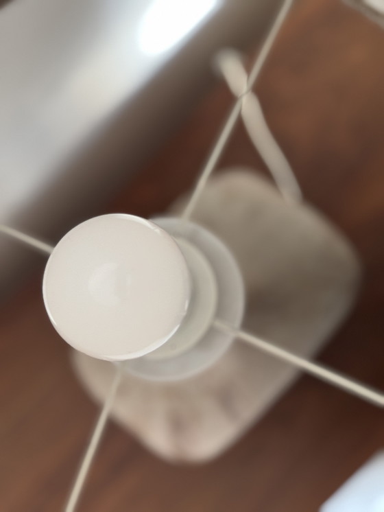 Image 1 of Vintage Brutalistisch Keramiek XL Tafellamp