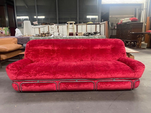 1970's Vintage skulpturale italienisches Design Sofa