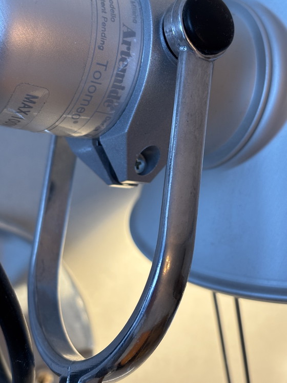 Image 1 of Set of two Artemide Tolomeo Faretto wall lamps silver aluminum