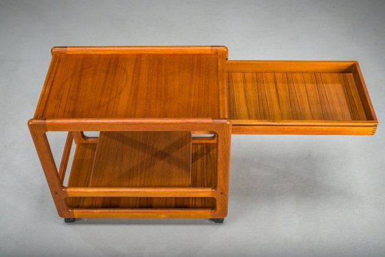 Image 1 of Carrello bar vintage in teak di Vildbjerg Møbelfabrik, Danimarca, anni '60
