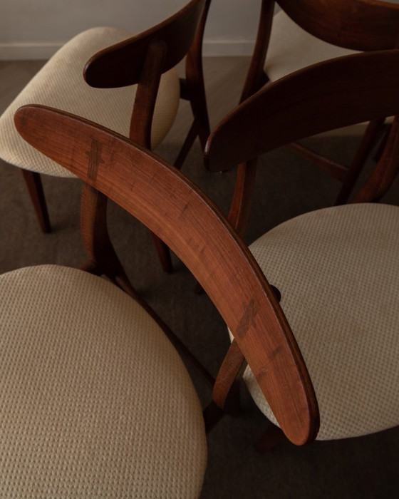 Image 1 of Set di 4 sedie da pranzo CH30 di Hans J. Wegner per Carl Hansen & Søn