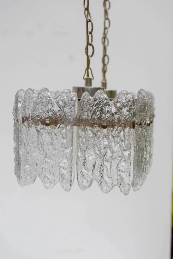 Lampada a sospensione in cristallo "Carl Fagerlund" di Orrefors, Svezia – Lampade a sospensione, Metallo (photo 7 of 16)