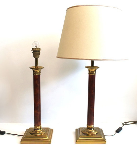 Image 1 of Paar lampen, België 1970.