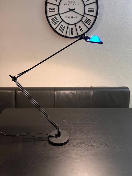 Image 1 of Luceplan Berenice D12 – Design door Rizzatto & Meda – verstelbare blauwe kap