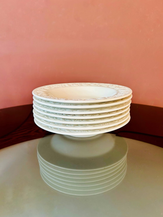 Image 1 of SET DI 7 PIATTI FONDI QUDROFOGLIO