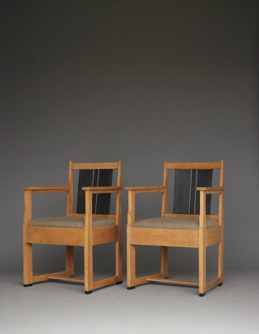 Fauteuils Art Déco par Cor Alons pour Winterkamp & van Putten, 1920s, Set de 2