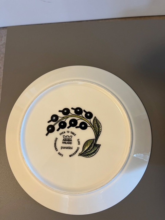 Image 1 of Arabia Paratiisi floral tableware and Arabia Teema ecru tableware