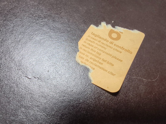 Image 1 of Set aus 6 Leder-Esszimmerstühlen von Segis Italy, 1980er Jahre