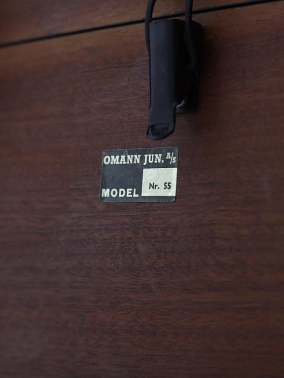 Image 1 of Tavolo da pranzo allungabile Omann Jun 55 palissandro danese vintage