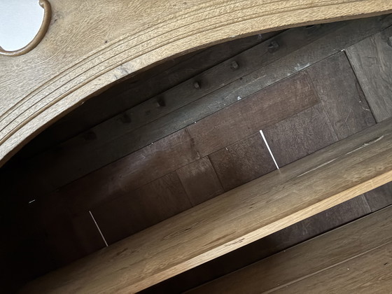 Image 1 of Antique solid blank oak wardrobe wall cabinet antique oak