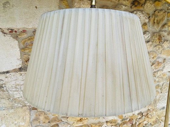 Mid-Century, Swivel,  Floor Lamp with Integrated Side Table, 1960s – Floor lights, Brass (photo 15 of 34)