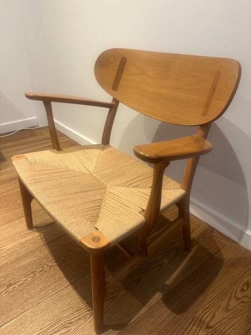 Carl Hansen & Son CH22 Fauteuil - Eiken Geolied – Carl Hansen & Søn, Paper, Wood