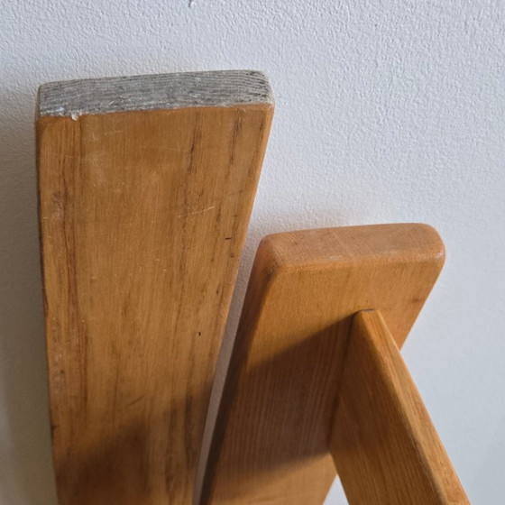 Image 1 of MAGNIFIQUE PAIRE DE CHAISES VINTAGE 1970 EN ORME DLG CHARLOTTE PERRIAND CHAPO