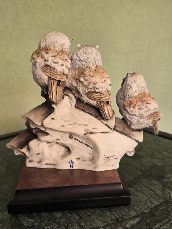 Giuseppe Armani Owls on Roof - Vintage Porcelain Figurine – Decorative Objects (photo 3 of 10)