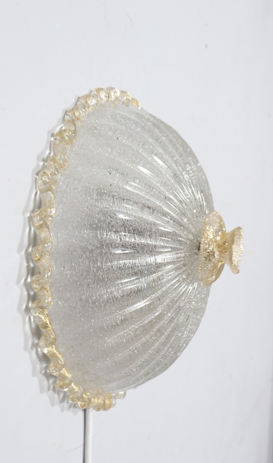 Image 1 of Murano Deckenlampe/Deckenleuchte von Barovier & Toso, Italien, 1970er Jahre