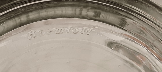 Jarra de cristal Bormioli Rocco - Italia - cristal prensado, corte biselado, forma Art Déco, mediados de (photo 7 of 8)
