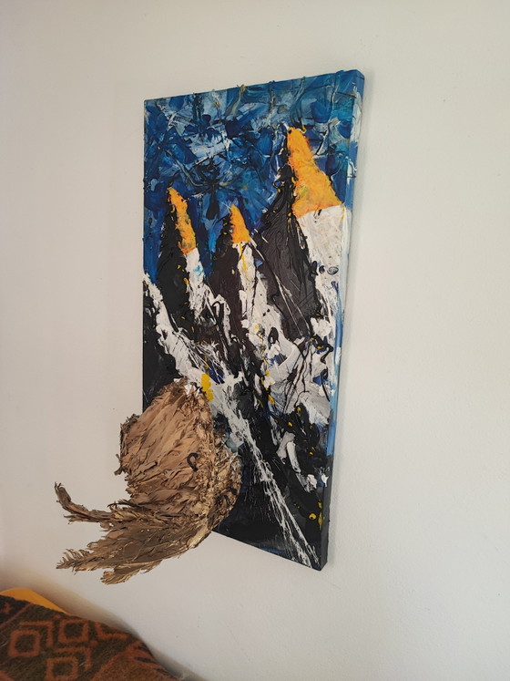 Image 1 of Œuvre d'art : Peinture et sculpture d'Icare par Th. G. Kellnberger