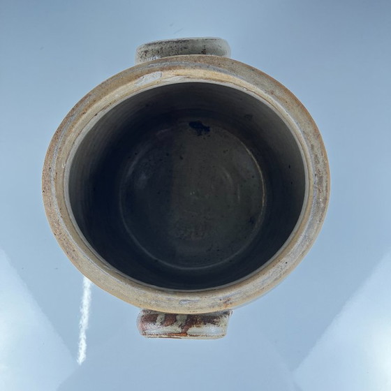Antigua olla de confit de gres, color gris, 1900 – Macetas, Cerámica (photo 10 of 11)