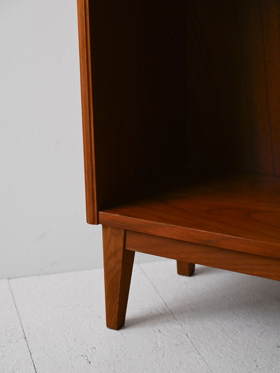 Image 1 of Scandinavian Wall Bookcase in Teak, 1950s/60s