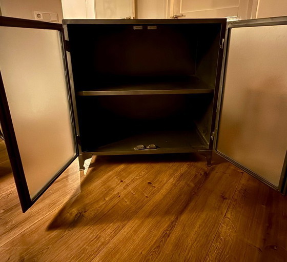 Image 1 of Ruff industrial storage cabinet with two glass doors