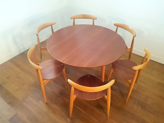 Image 1 of Dining room set by Hans J. Wegner for Fritz Hansen