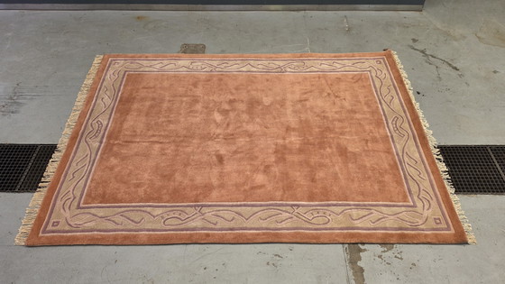 Image 1 of Alfombra oriental moderna y contemporánea de lana hecha a mano, 227x323cm.
