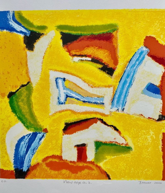 Image 1 of Serigrafía de Saskia Bremer - Nueva era a.2