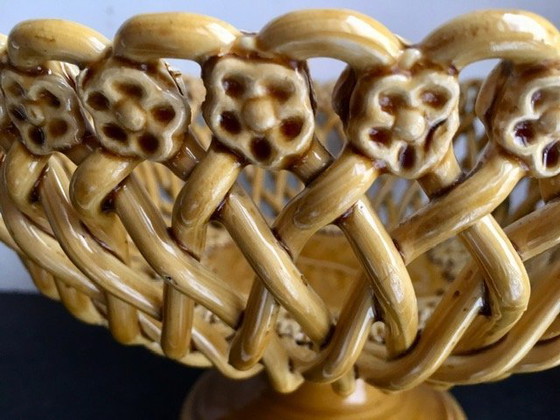 Image 1 of Cesta de cerámica Diseño francés Maison Pichon Uzés