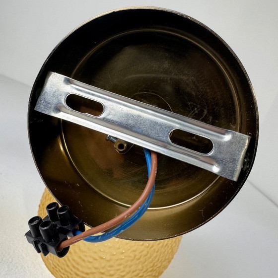 Image 1 of PAAR VINTAGE AMBERKLEURIGE WANDLAMPEN