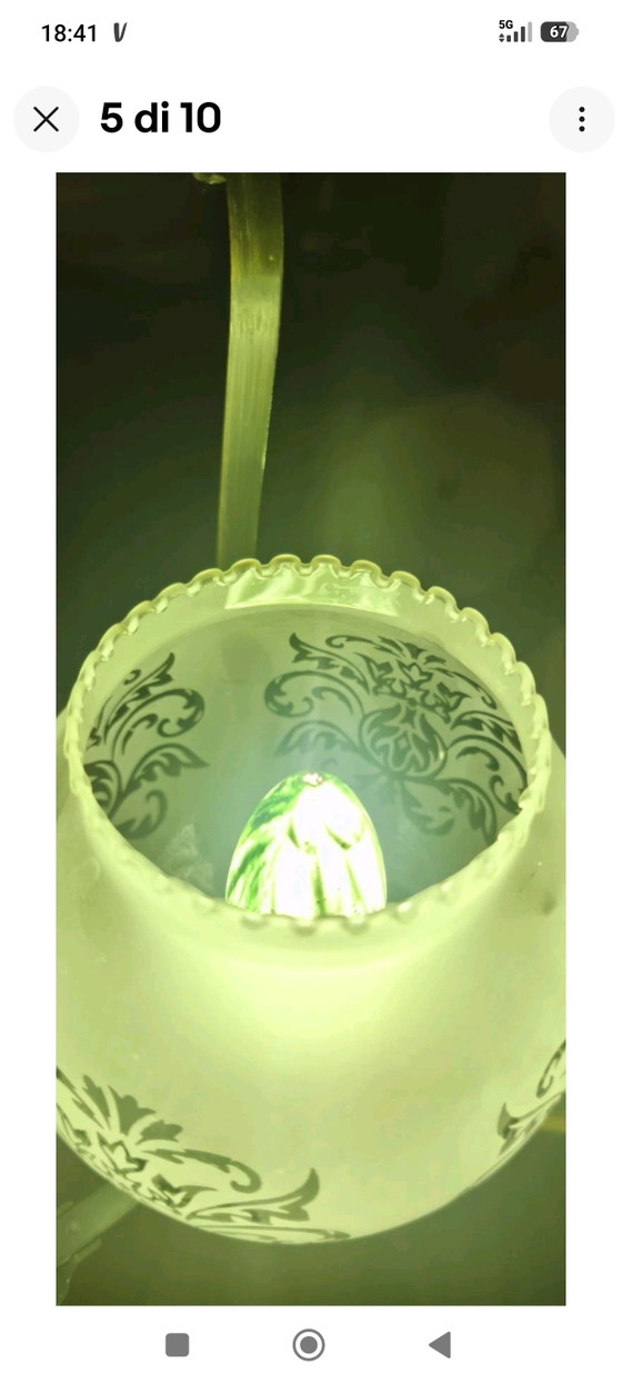 Vintage Tuscan Maremma Lantern Style Pendant Light – Pendant lamps, Ceramic, Glass (photo 6 of 9)
