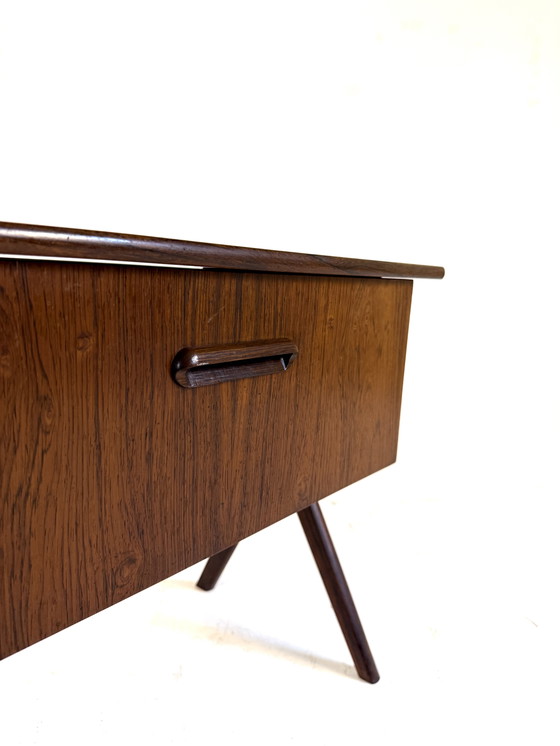 Image 1 of Vintage Danish Rosewood Sewing Box '60