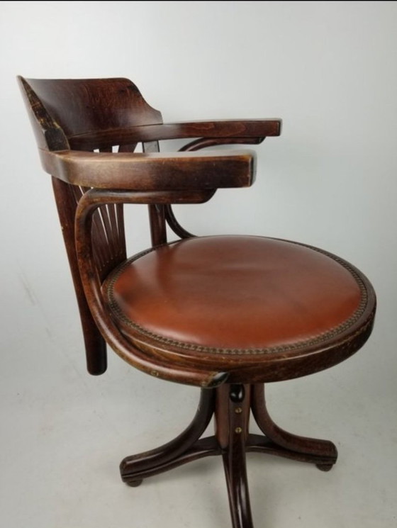 Image 1 of Prachtige Thonet stijl bureaustoel